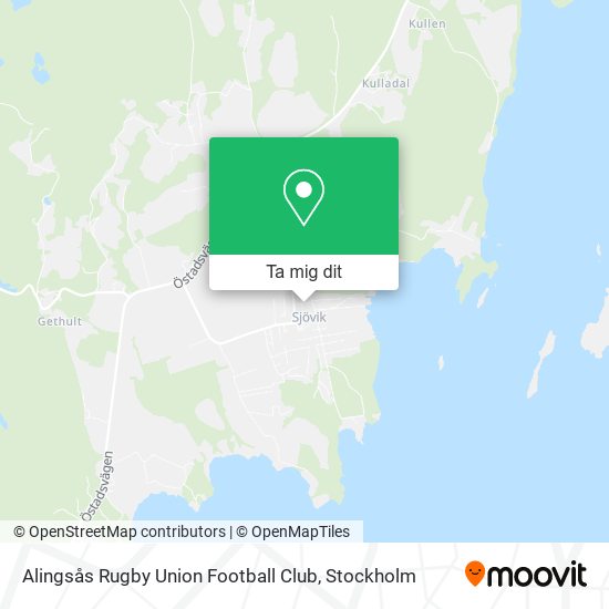 Alingsås Rugby Union Football Club karta
