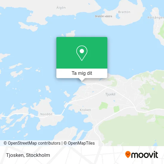 Tjosken karta