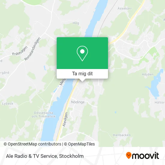 Ale Radio & TV Service karta