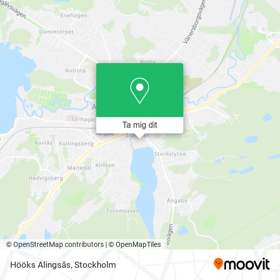 Hööks Alingsås karta