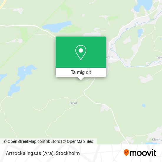 Artrockalingsås (Ara) karta