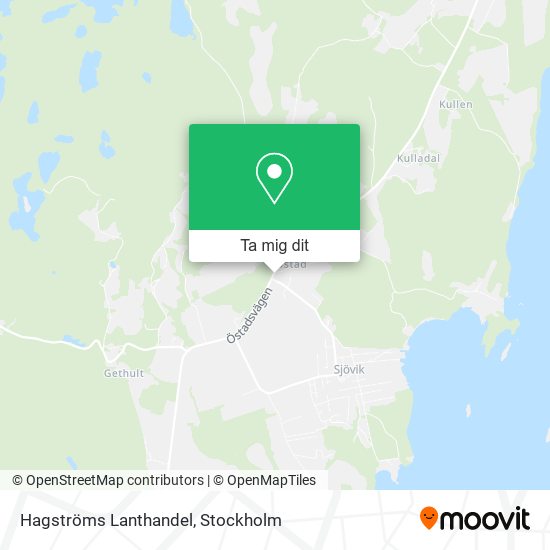 Hagströms Lanthandel karta
