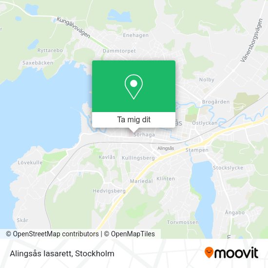 Alingsås lasarett karta