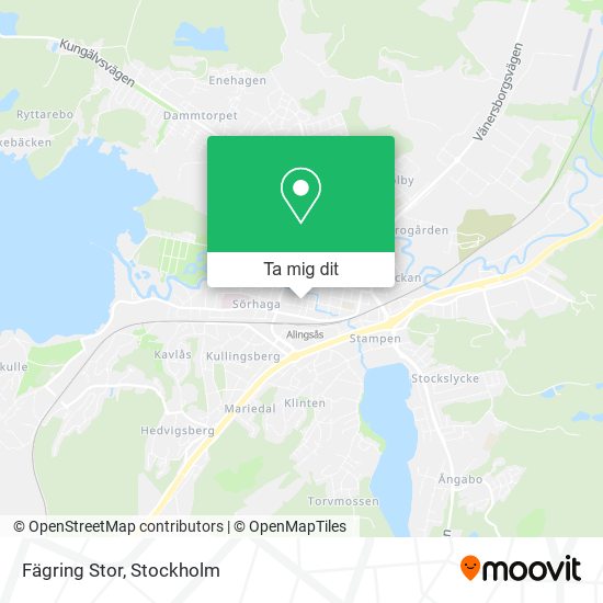 Fägring Stor karta