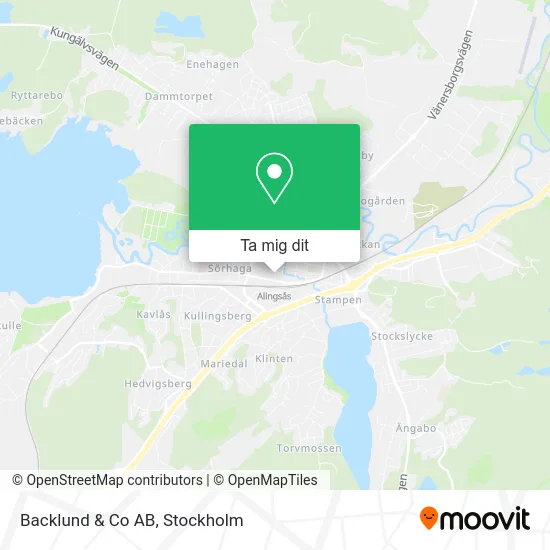 Backlund & Co AB karta