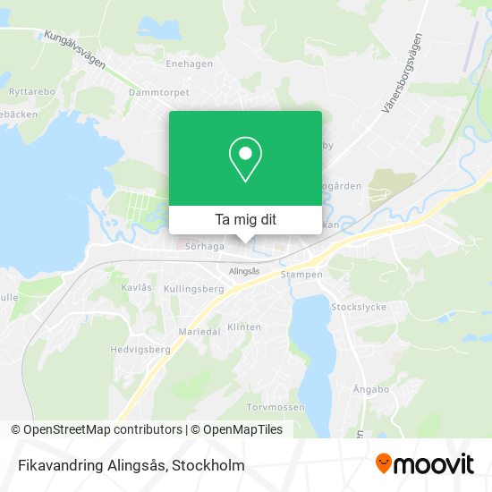 Fikavandring Alingsås karta