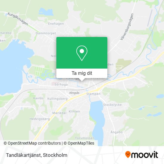 Tandläkartjänst karta