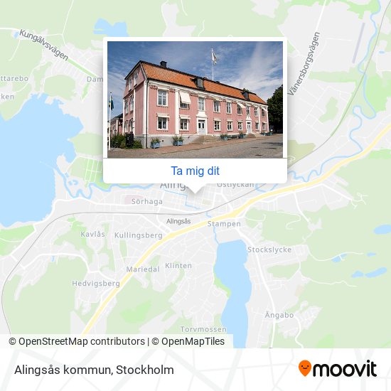 Alingsås kommun karta