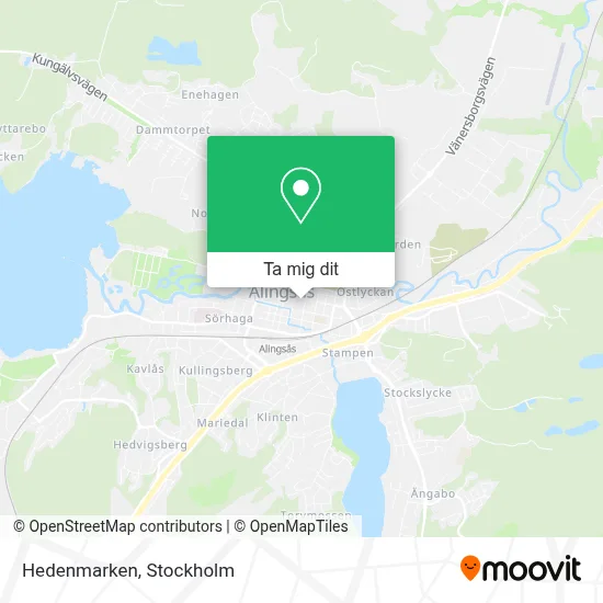 Hedenmarken karta