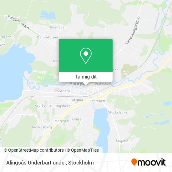 Alingsås Underbart under karta