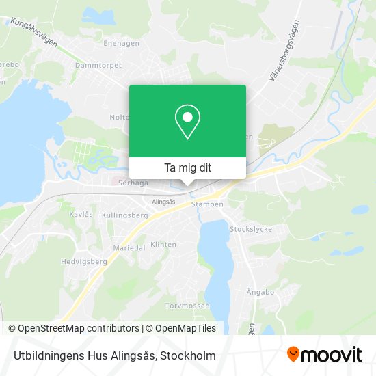 Utbildningens Hus Alingsås karta
