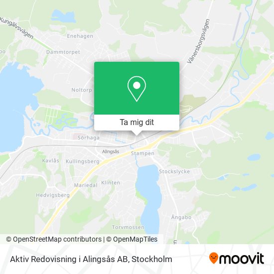 Aktiv Redovisning i Alingsås AB karta
