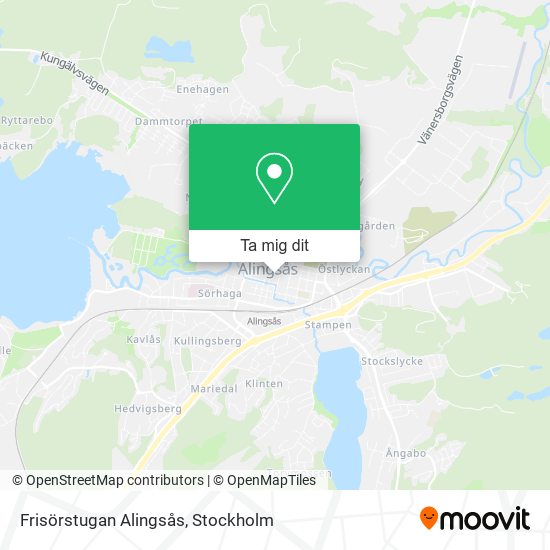 Frisörstugan Alingsås karta