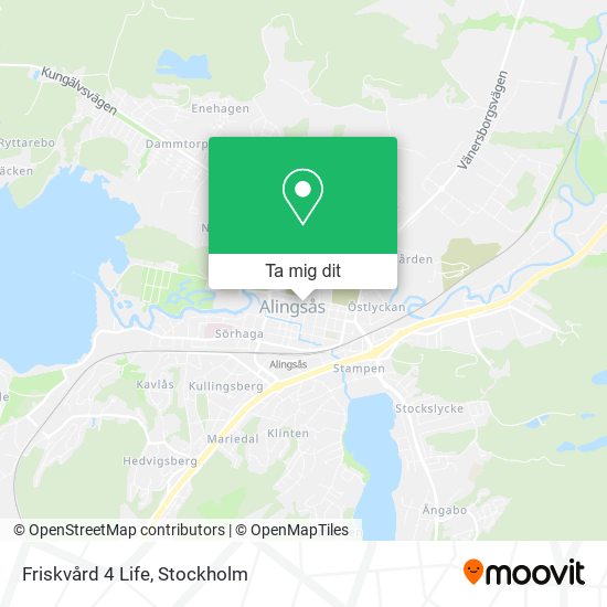 Friskvård 4 Life karta