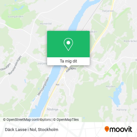 Däck Lasse i Nol karta