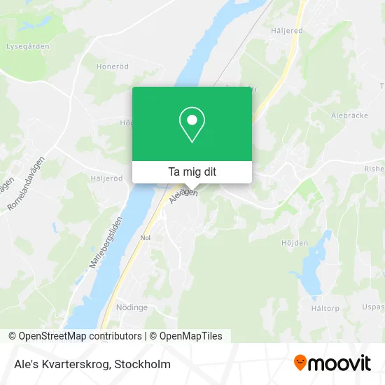 Ale's Kvarterskrog karta