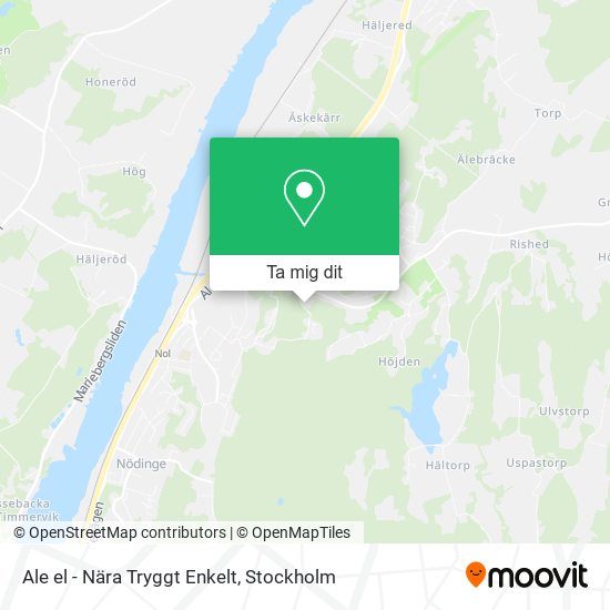 Ale el - Nära Tryggt Enkelt karta