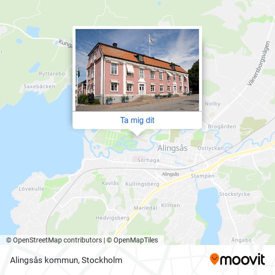 Alingsås kommun karta