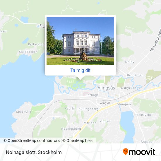 Nolhaga slott karta