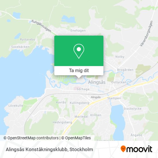 Alingsås Konståkningsklubb karta