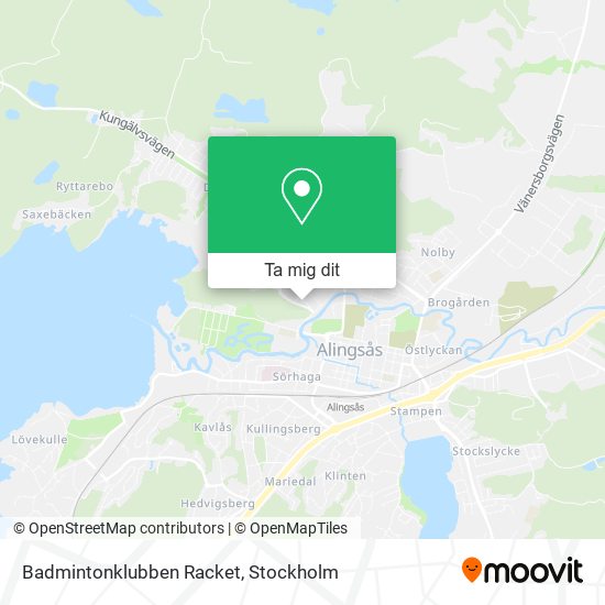 Badmintonklubben Racket karta