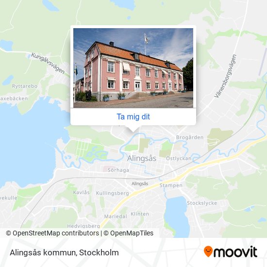 Alingsås kommun karta