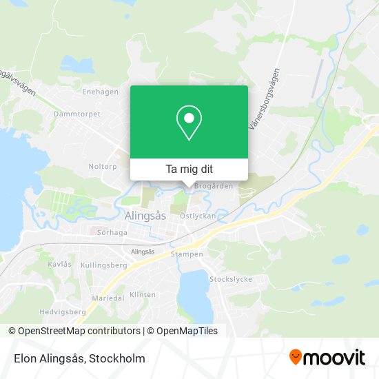 Elon Alingsås karta