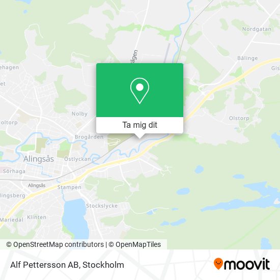 Alf Pettersson AB karta