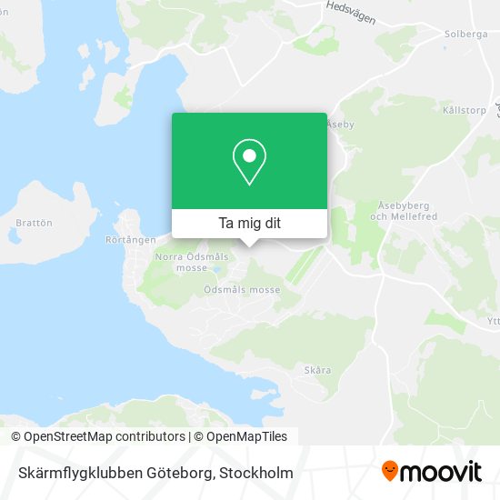 Skärmflygklubben Göteborg karta
