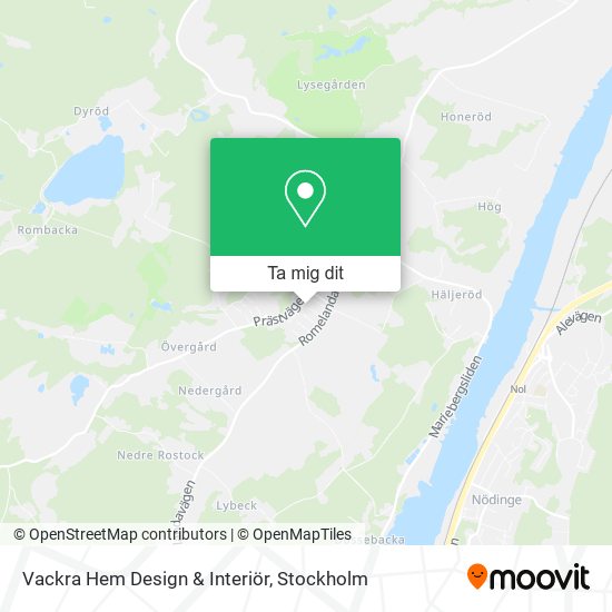 Vackra Hem Design & Interiör karta