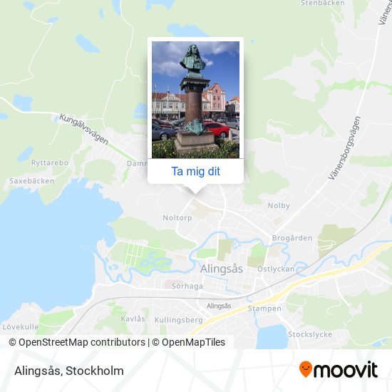 Alingsås karta