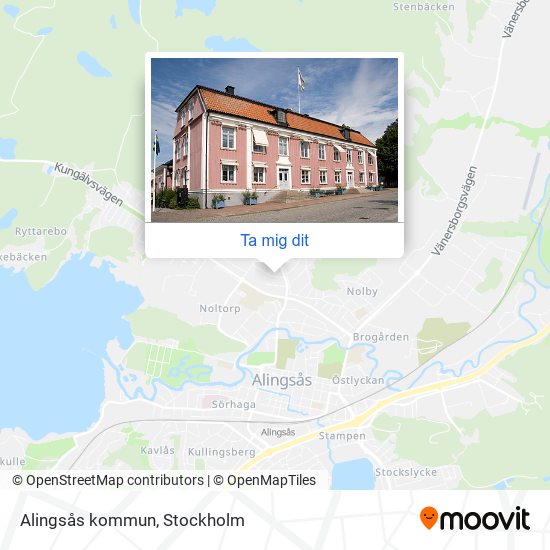 Alingsås kommun karta