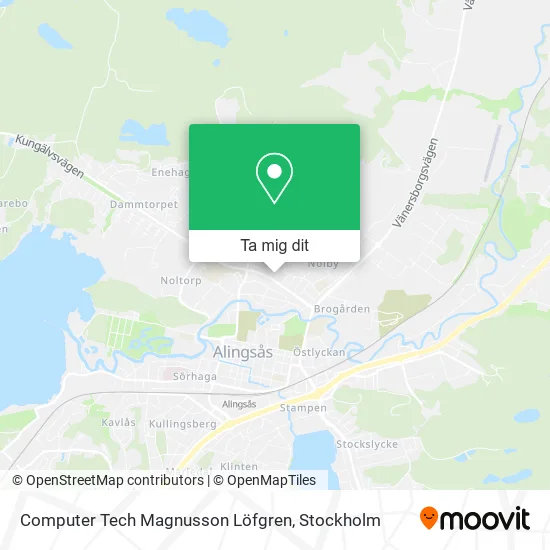 Computer Tech Magnusson Löfgren karta