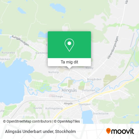 Alingsås Underbart under karta