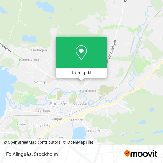 Fc Alingsås karta