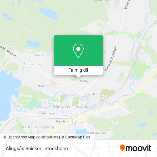 Alingsås Snickeri karta