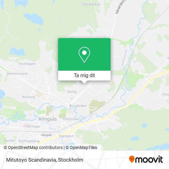 Mitutoyo Scandinavia karta