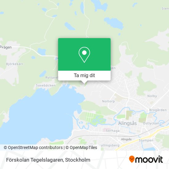 Förskolan Tegelslagaren karta