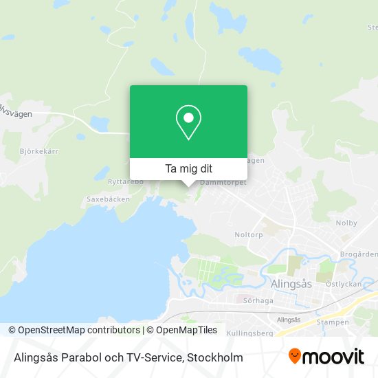 Alingsås Parabol och TV-Service karta