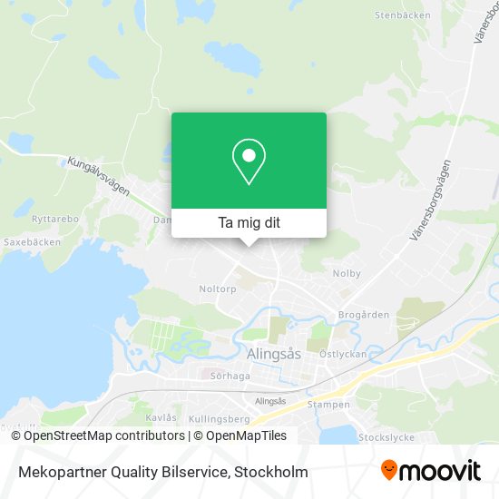 Mekopartner Quality Bilservice karta