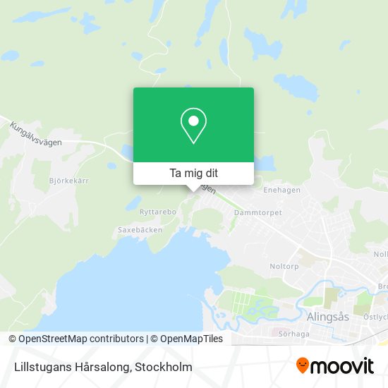 Lillstugans Hårsalong karta