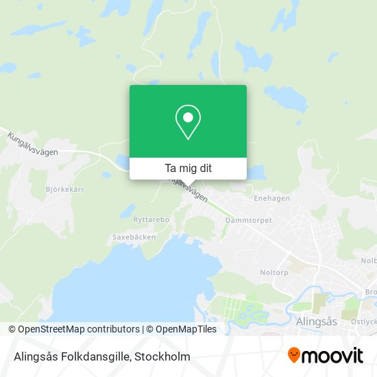 Alingsås Folkdansgille karta