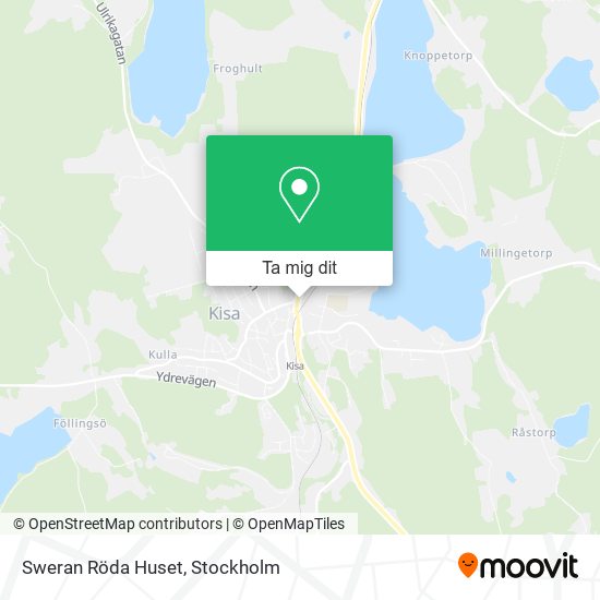 Sweran Röda Huset karta