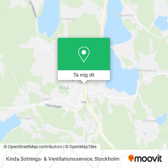 Kinda Sotnings- & Ventilationsservice karta