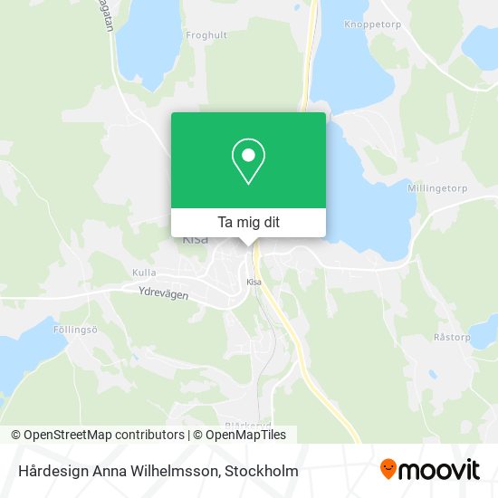 Hårdesign Anna Wilhelmsson karta