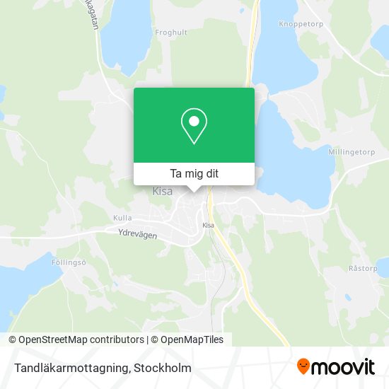 Tandläkarmottagning karta