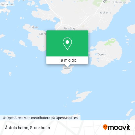 Åstols hamn karta