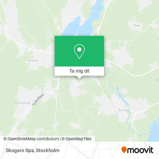 Skogsro Spa karta
