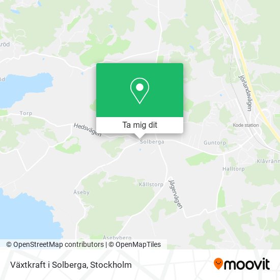 Växtkraft i Solberga karta