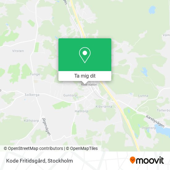 Kode Fritidsgård karta